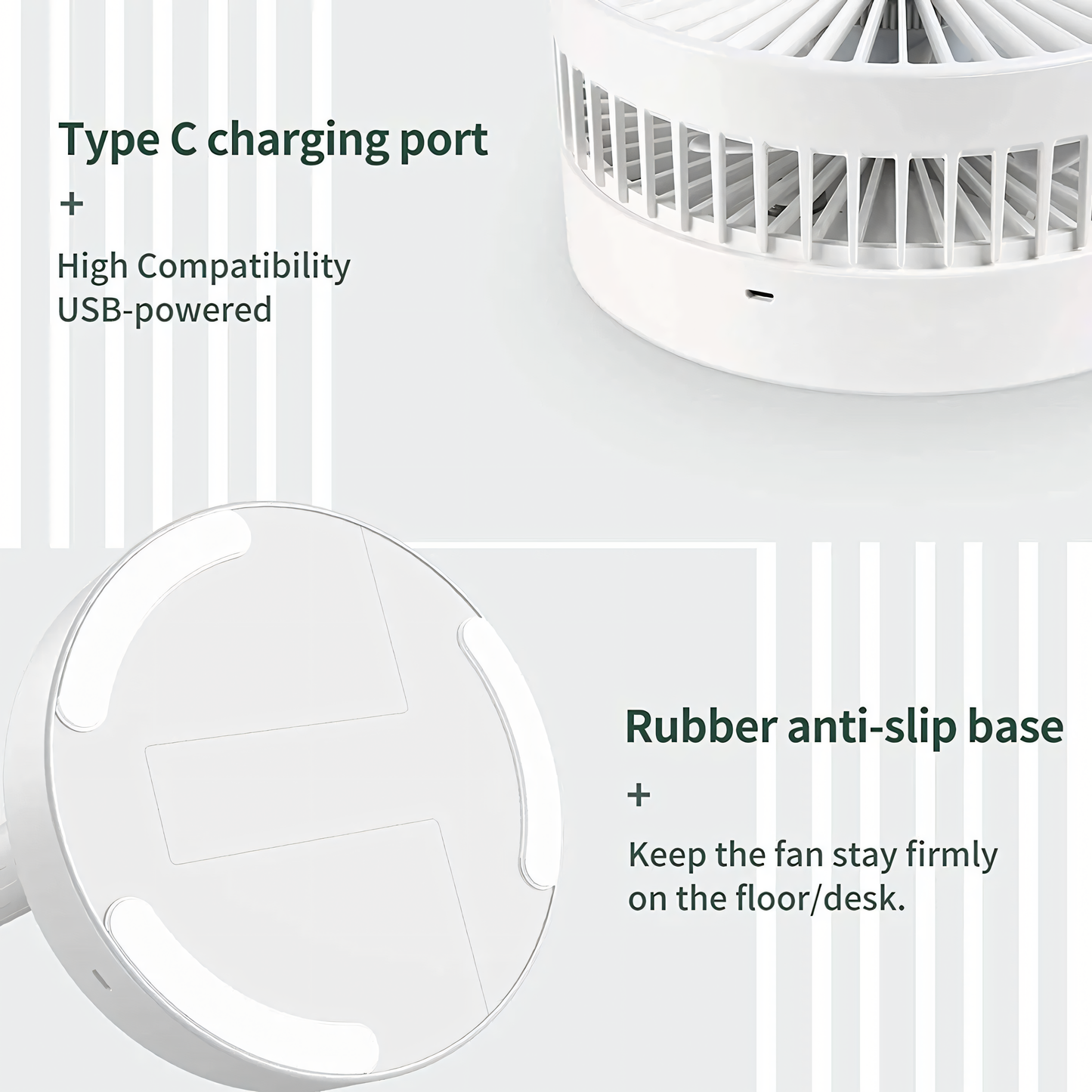 Portable usb table top Fan