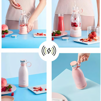 Portable juicer bottle