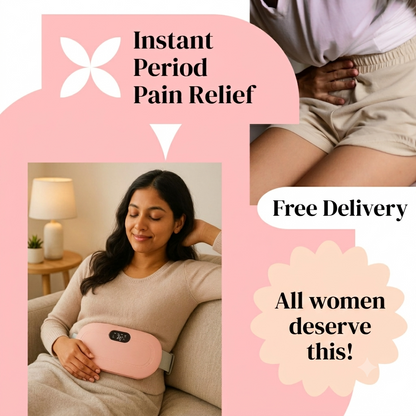 Urboease™ Portable Period Pain Relief Heating Pad and Massager